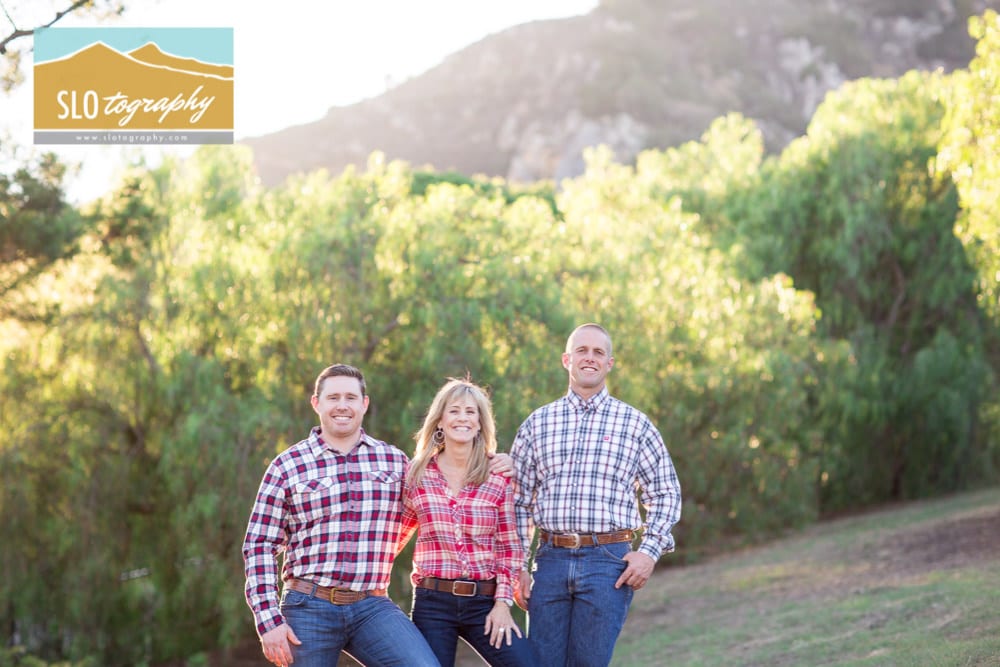 great pic with mom and her boys in the hills flannel
