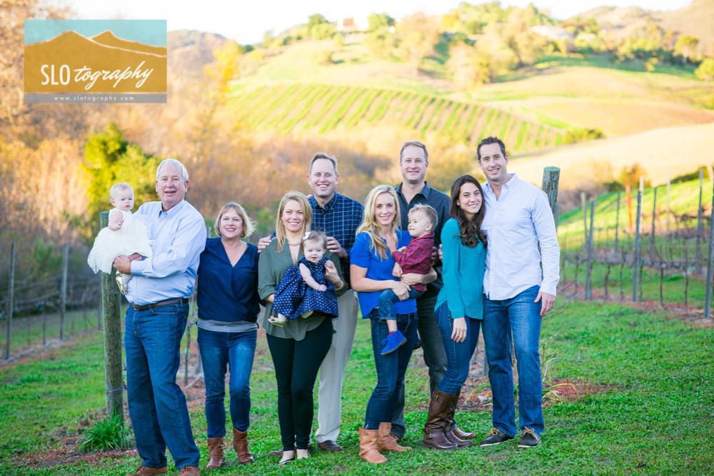 Family Photos in the Vineyard