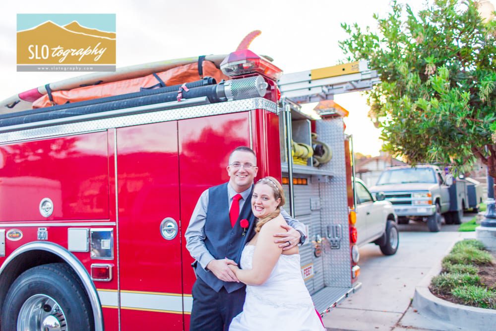 fireman's wedding
