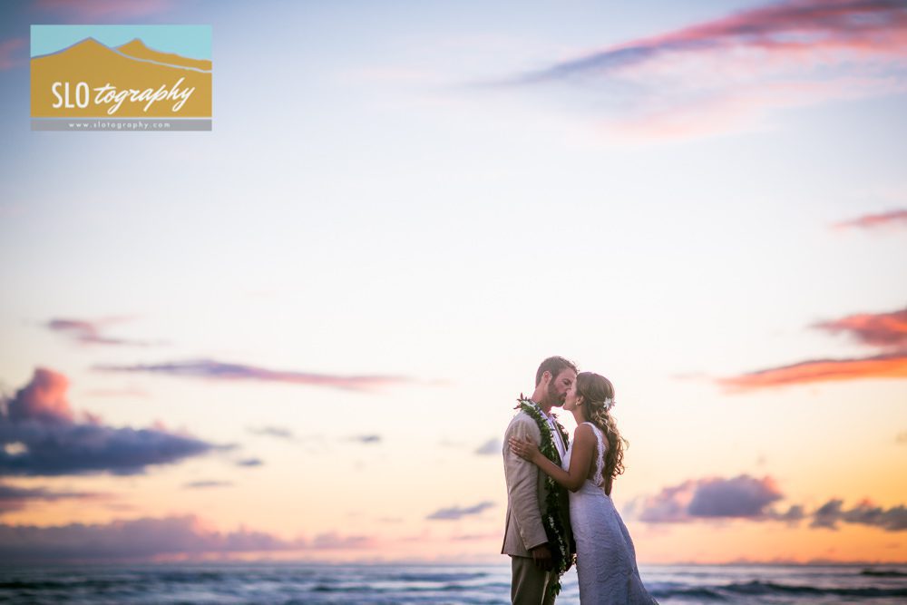 kauai wedding sunset
