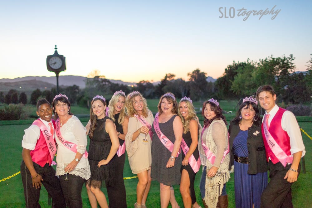 Country Club Sunset with the Ladies in Tiaras