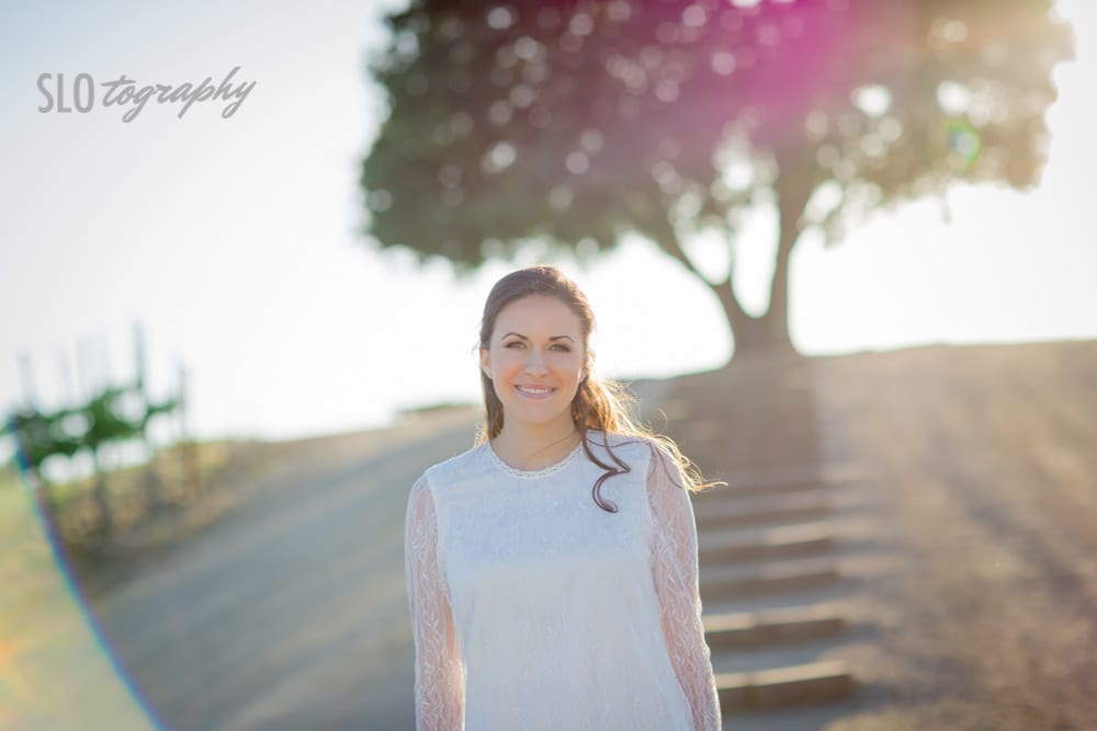 Bride with the Oak Backdrop