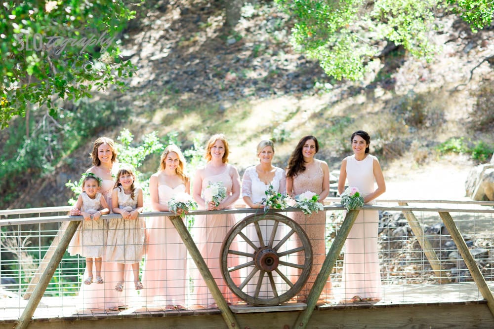 Bridesmaids on the Bridge