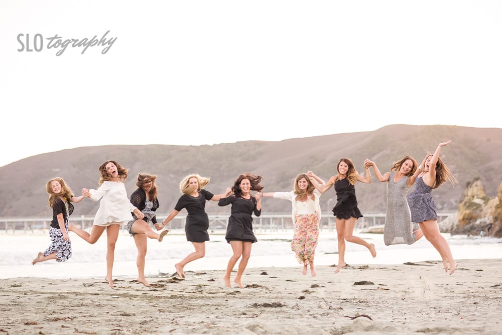 Jumping Ladies at Avila Beach