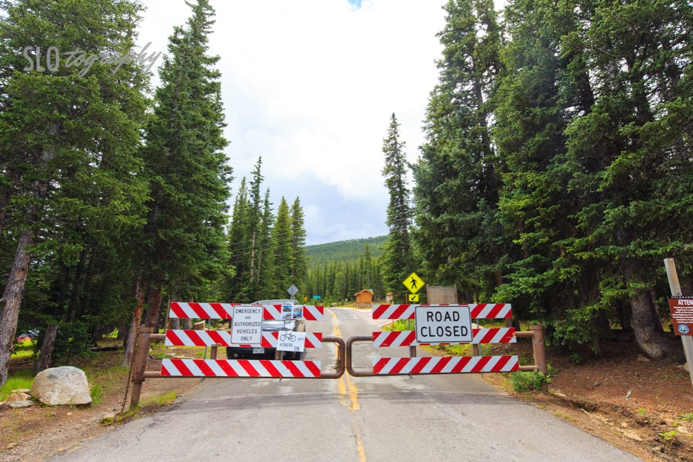 Road Closed Mount Evans