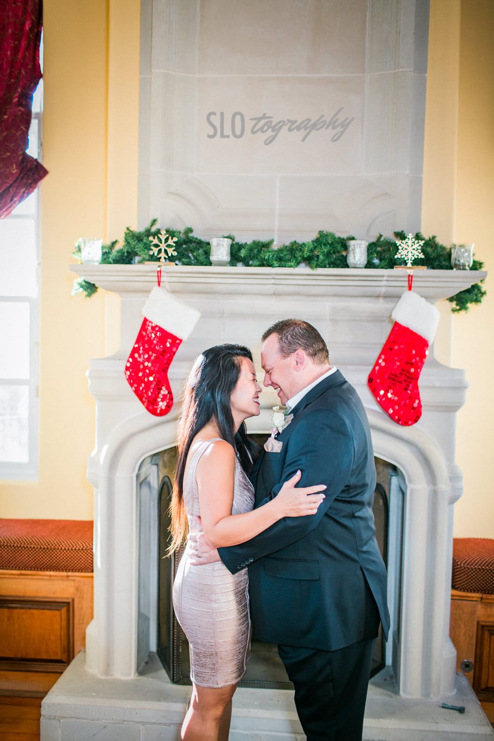 Couple By The Stocking