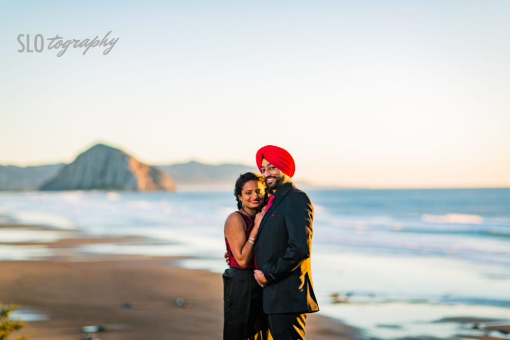 Engaged in Morro Bay with View