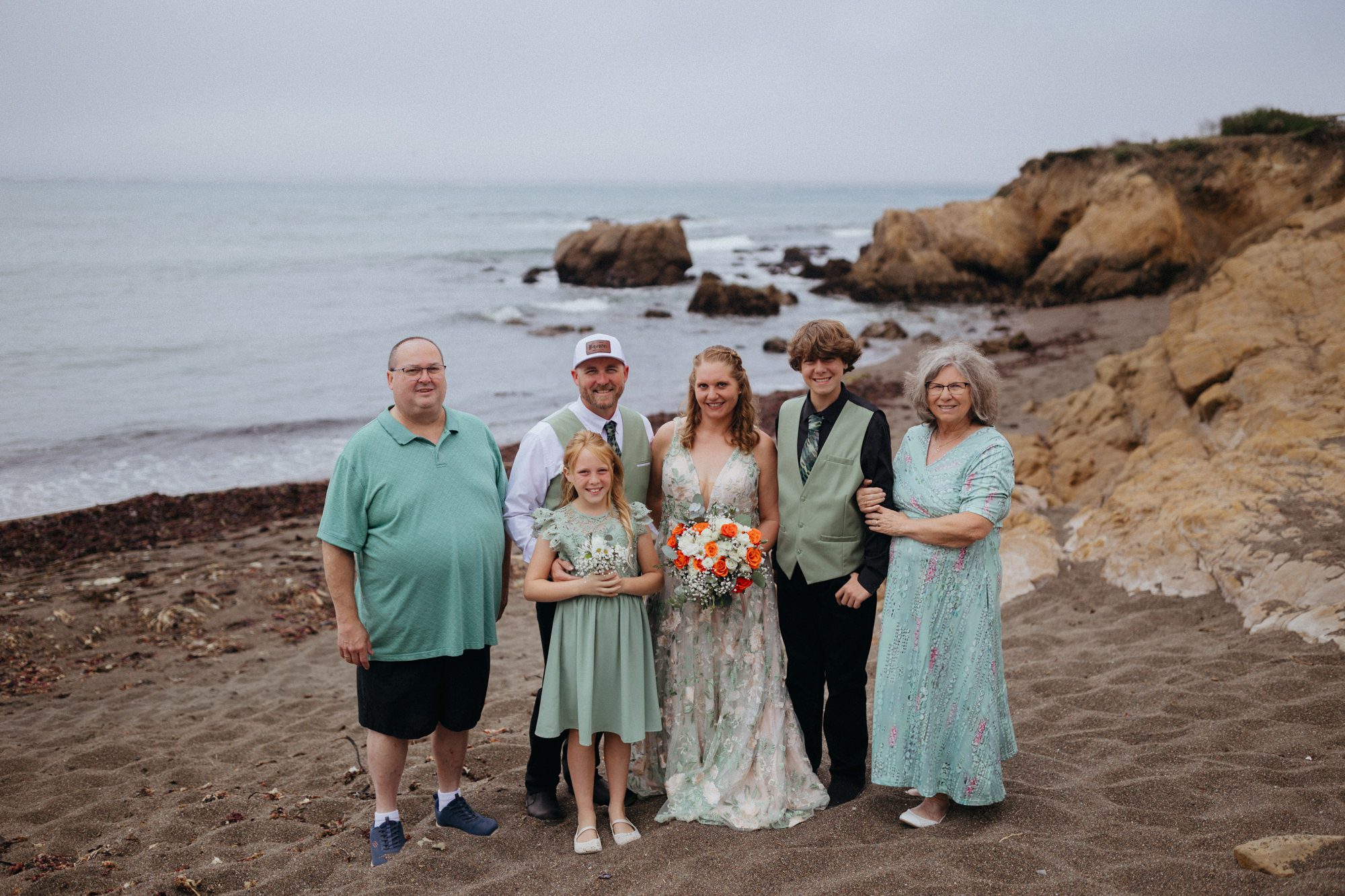 Oceanpoint Ranch Elopement, Cambria, Moonstone Beach