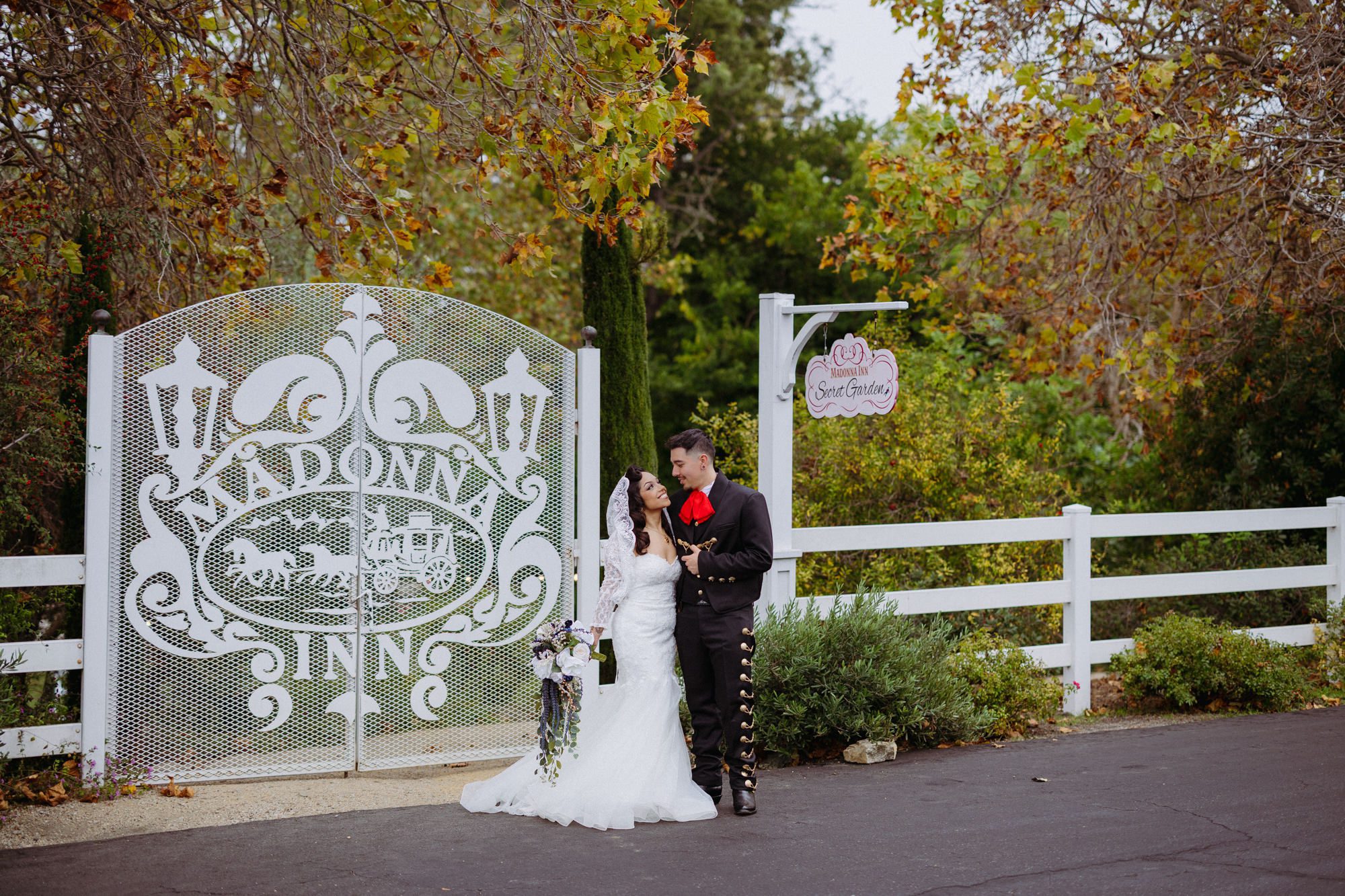 Madonna Inn Elopement, Fall Wedding, Film Wedding