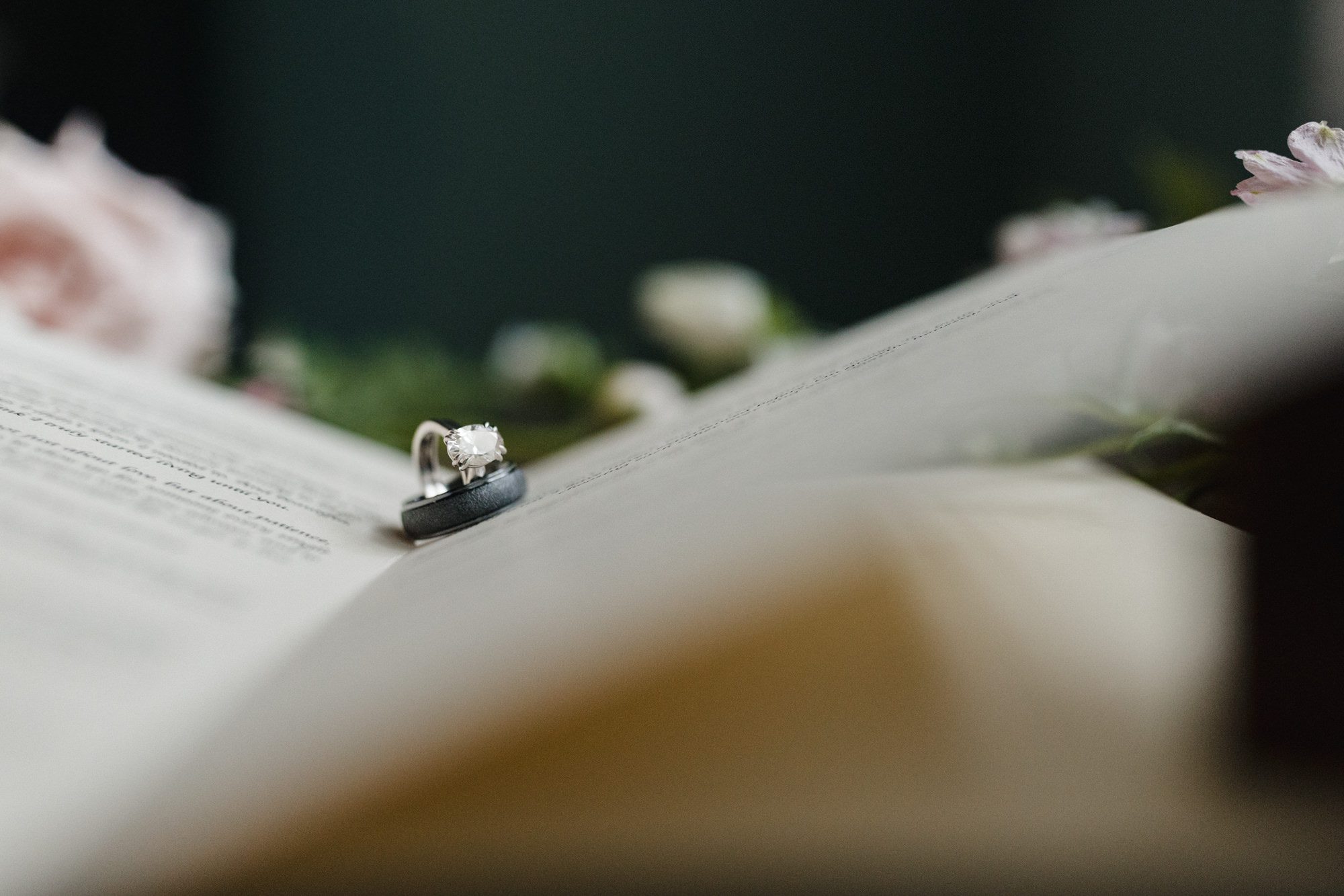 Rainy Cambria Pines Lodge Wedding