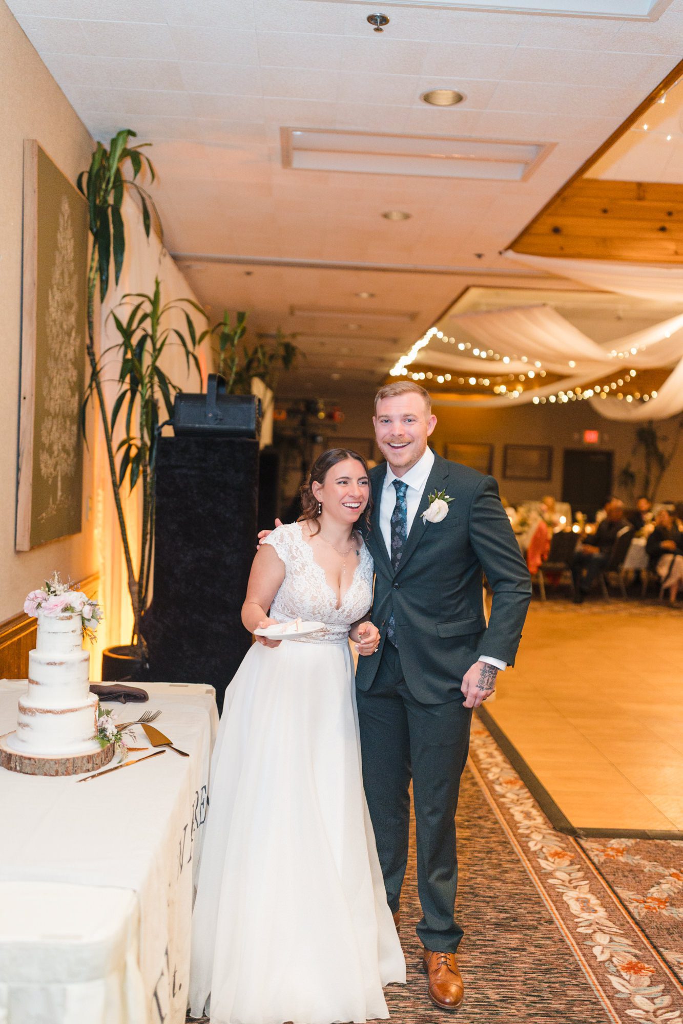 Rainy Cambria Pines Lodge Wedding