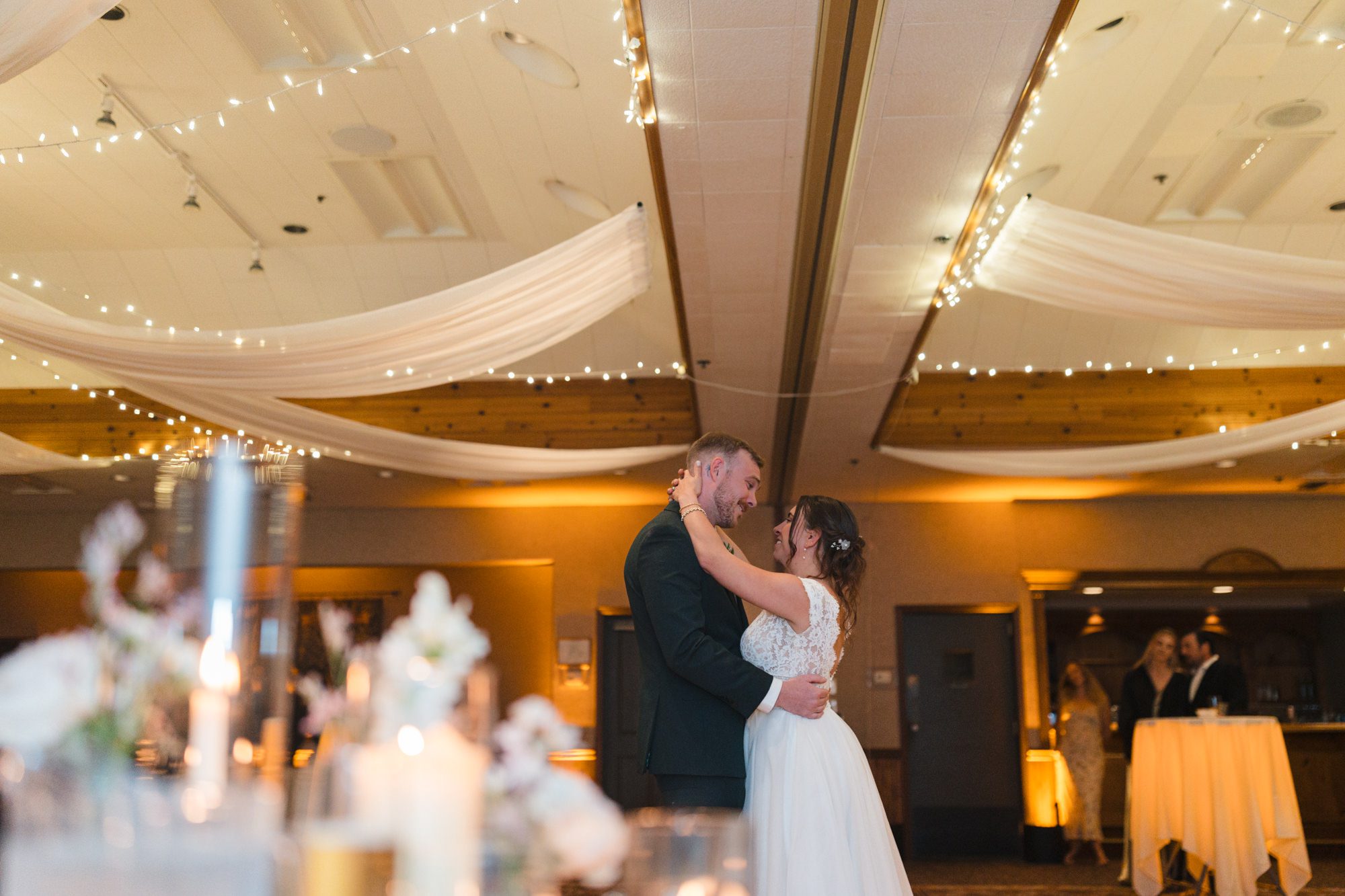 Rainy Cambria Pines Lodge Wedding