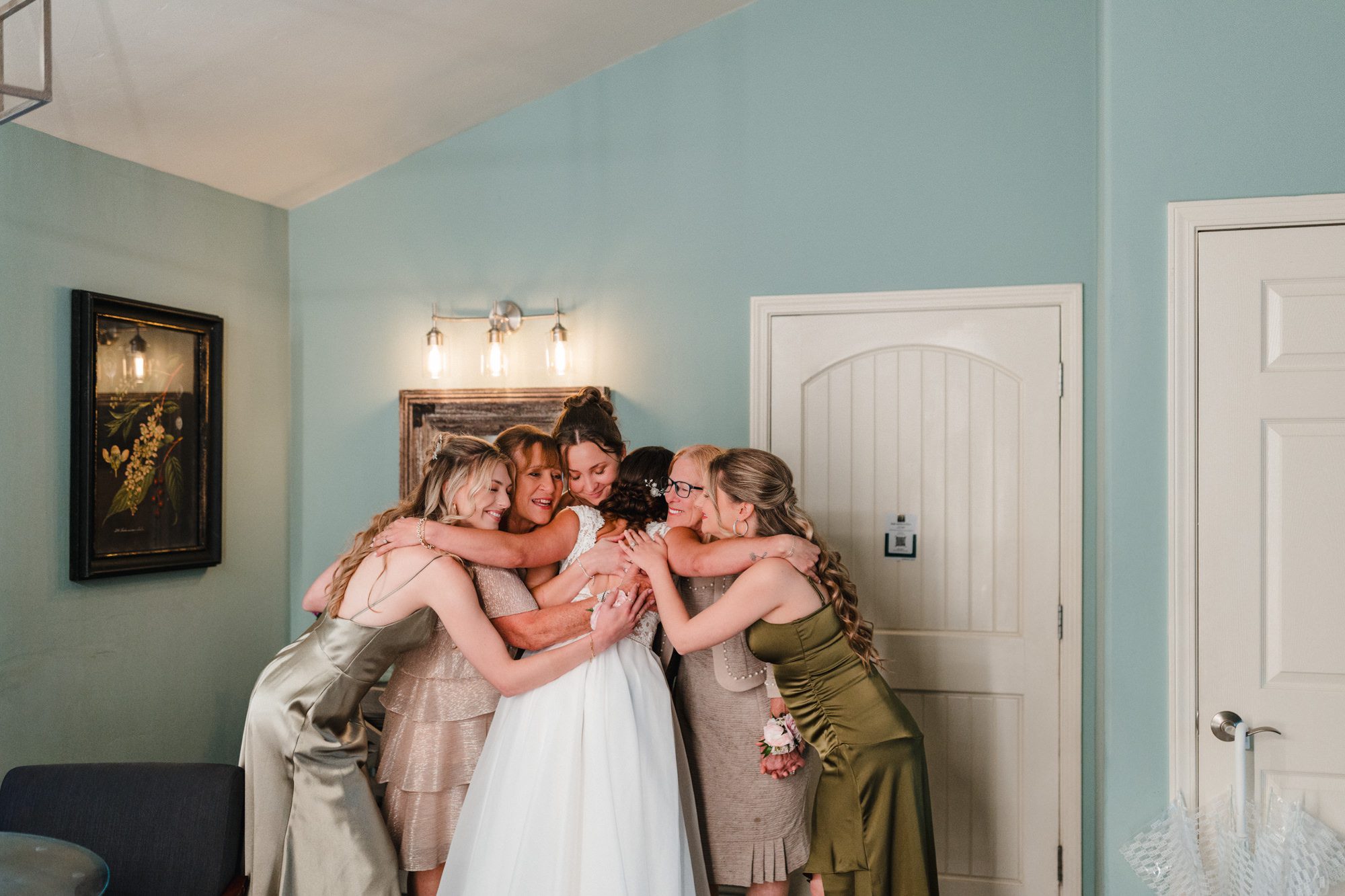 Rainy Cambria Pines Lodge Wedding