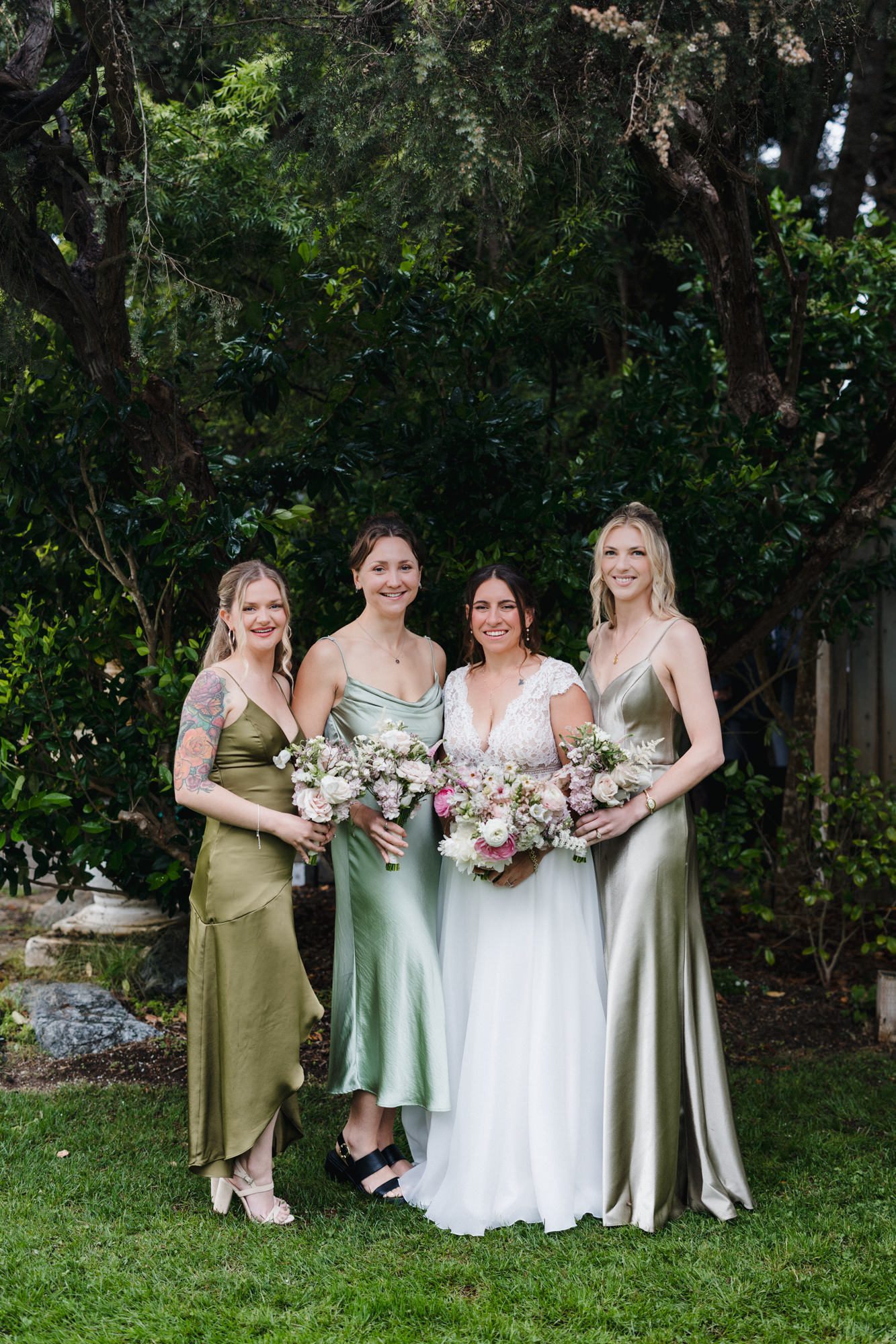 Rainy Cambria Pines Lodge Wedding