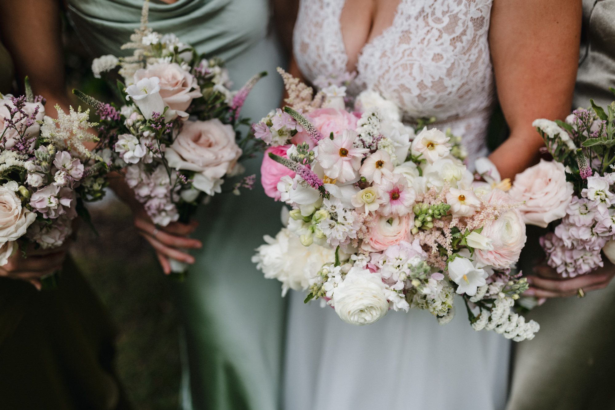 Rainy Cambria Pines Lodge Wedding