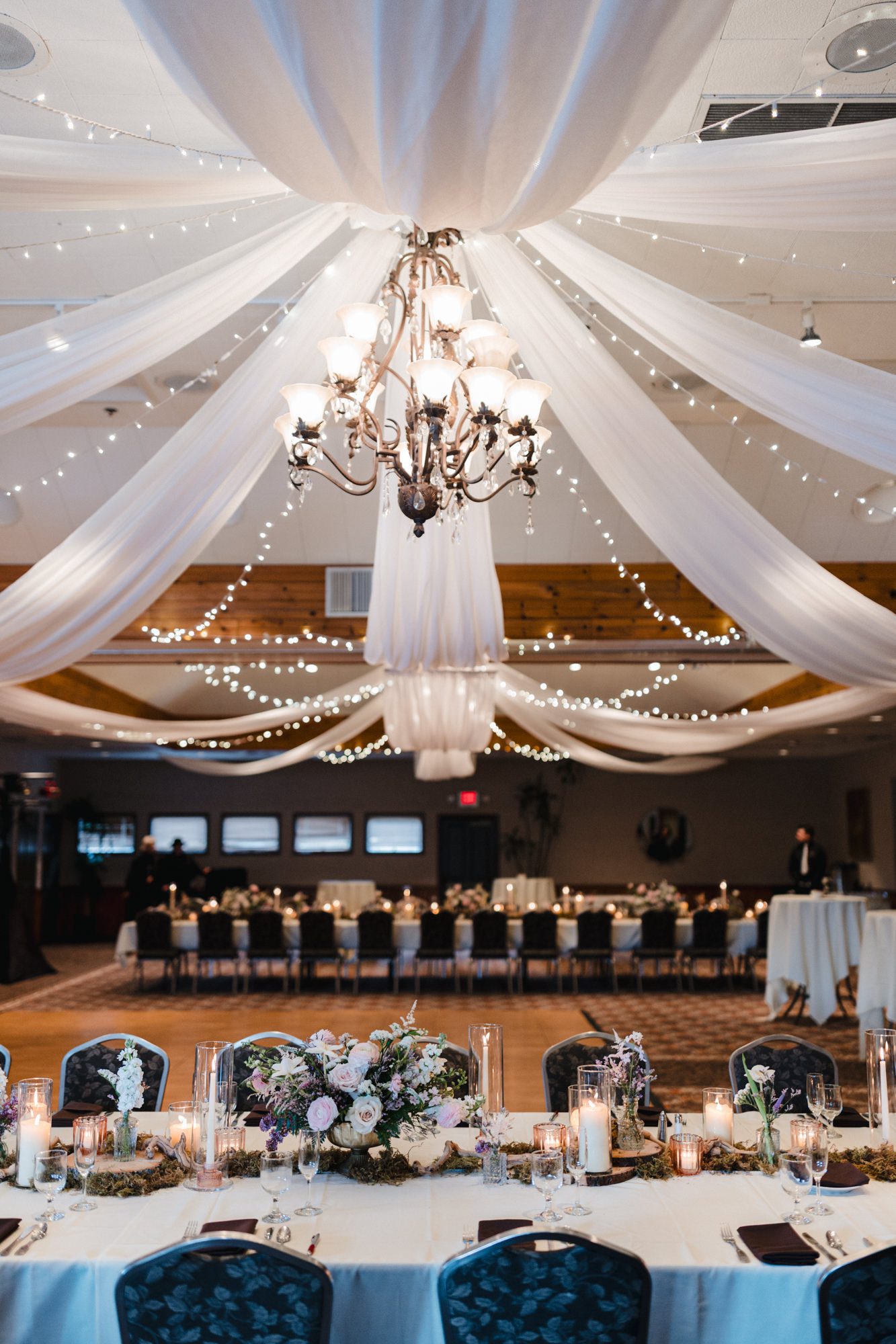 Rainy Cambria Pines Lodge Wedding