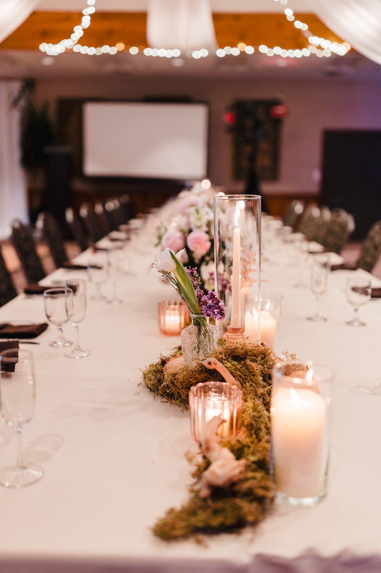 Rainy Cambria Pines Lodge Wedding