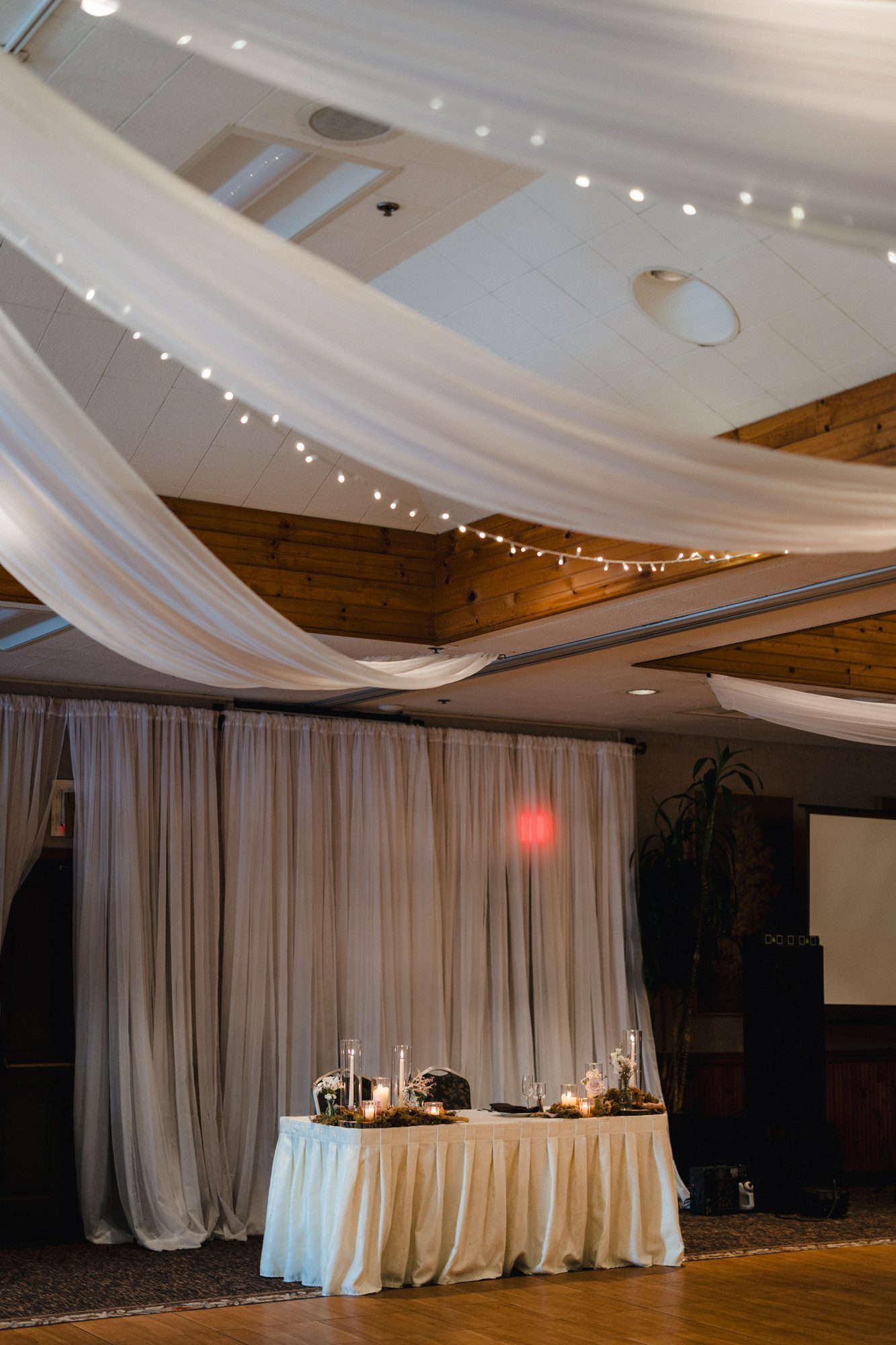 Rainy Cambria Pines Lodge Wedding