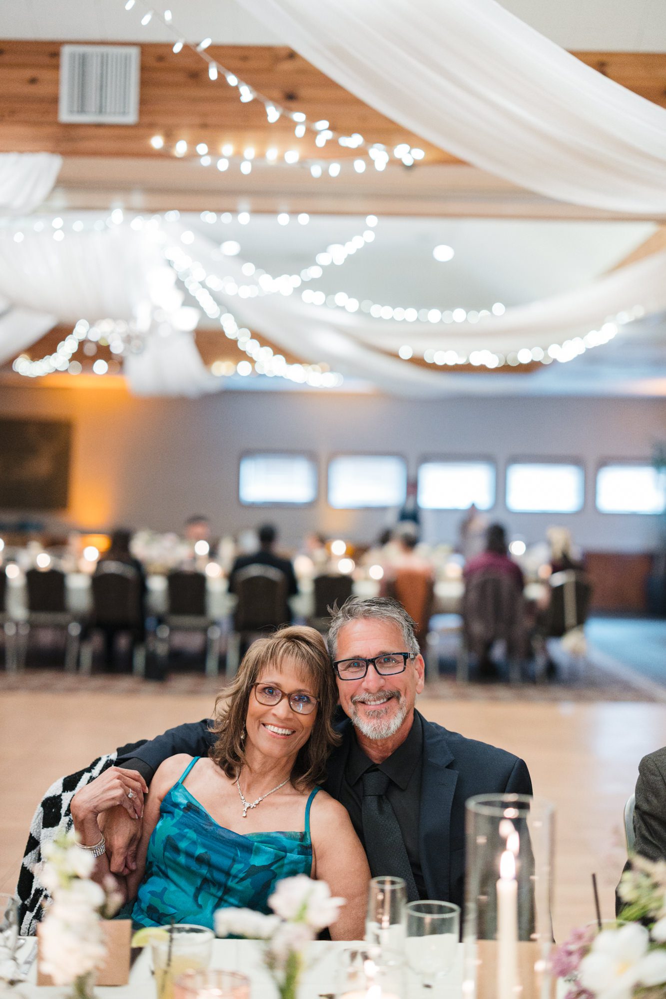 Rainy Cambria Pines Lodge Wedding