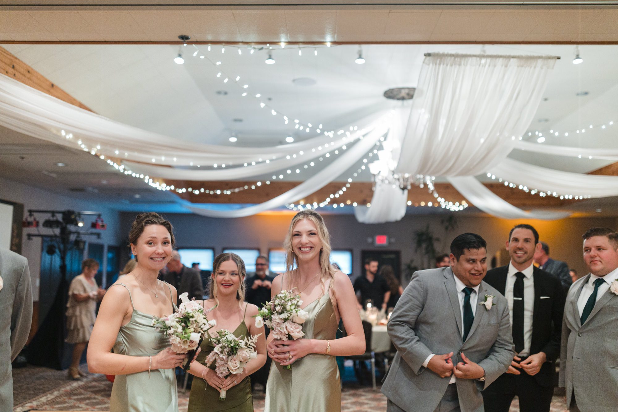 Rainy Cambria Pines Lodge Wedding