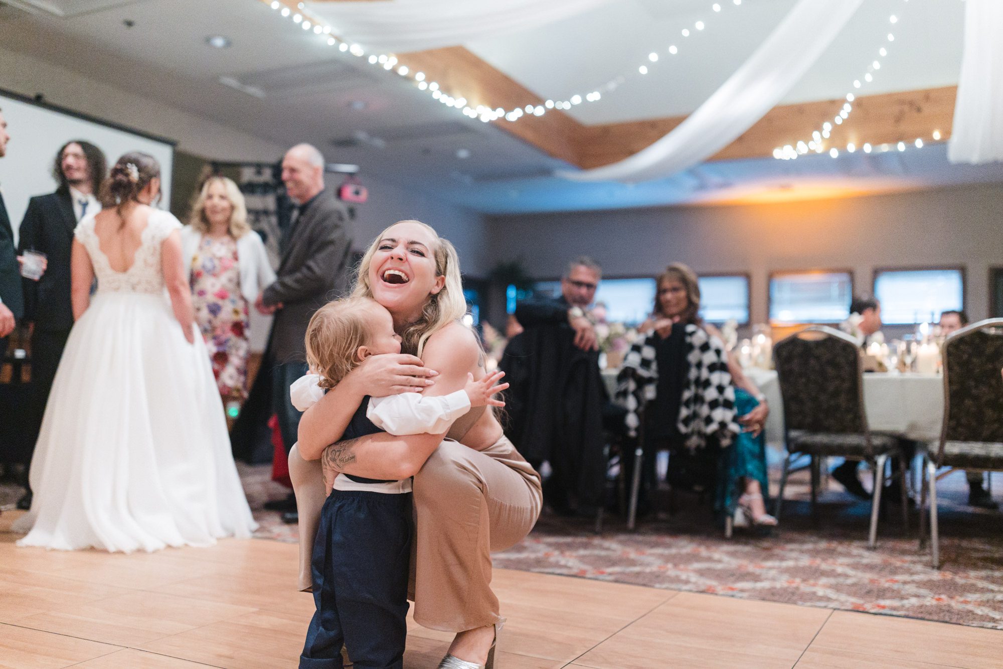 Rainy Cambria Pines Lodge Wedding