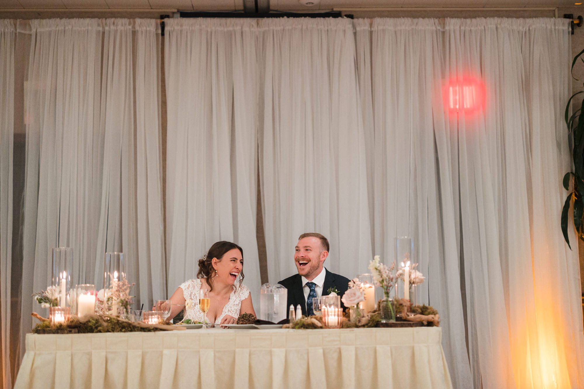 Rainy Cambria Pines Lodge Wedding