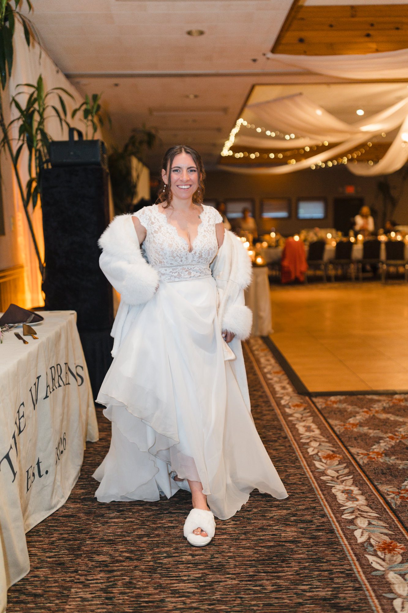 Rainy Cambria Pines Lodge Wedding